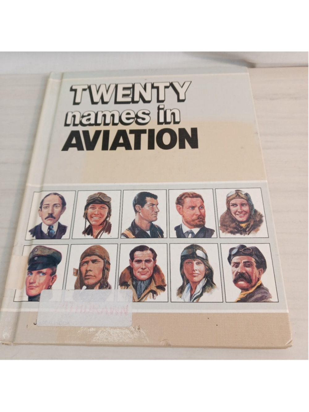 VTG Twenty Names in Aviation by Jason Hook Hardcover Childrens Illustrated Lib